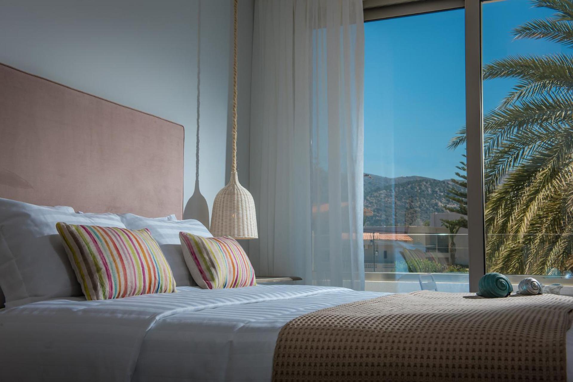 Drossia Palms Hotel&Nisos Beach Suites Mália Exterior foto
