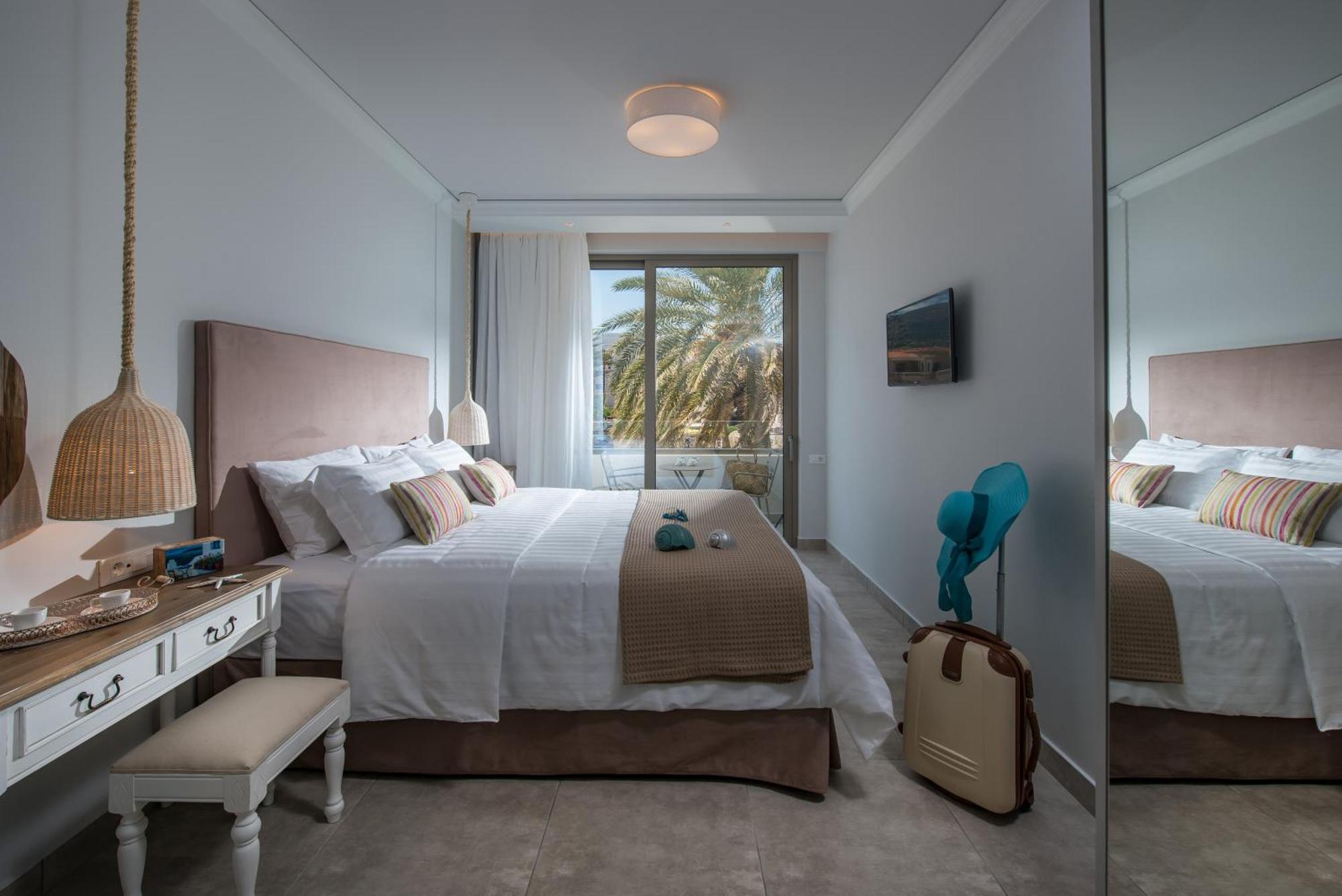 Drossia Palms Hotel&Nisos Beach Suites Mália Quarto foto