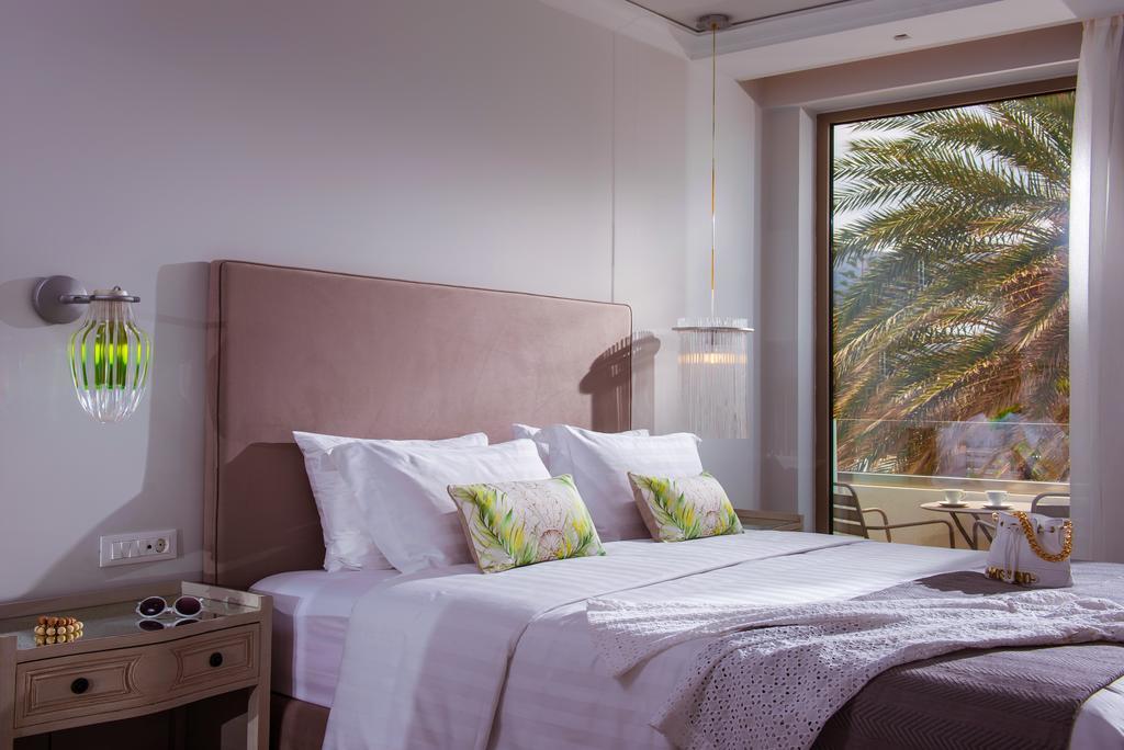 Drossia Palms Hotel&Nisos Beach Suites Mália Quarto foto