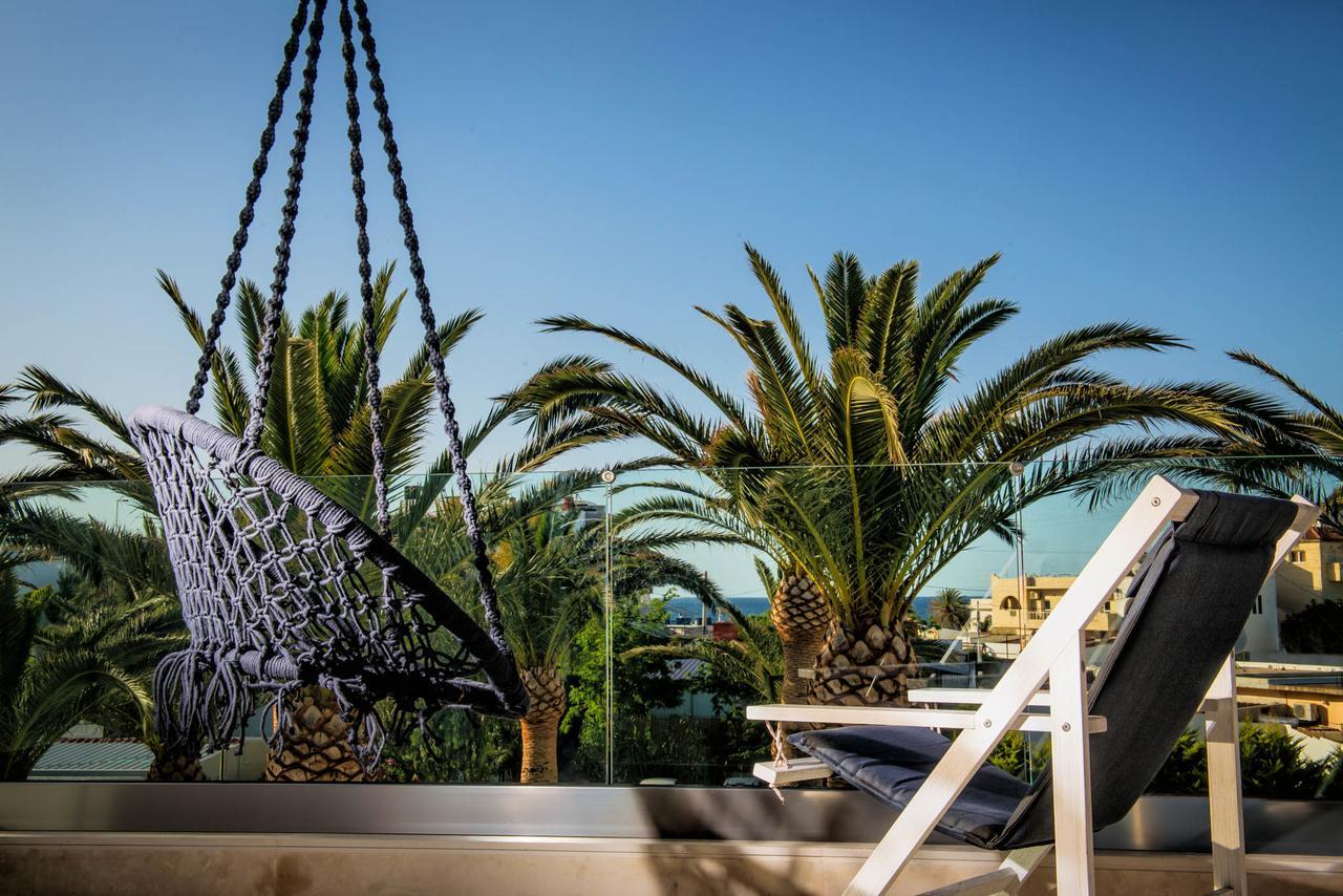 Drossia Palms Hotel&Nisos Beach Suites Mália Quarto foto