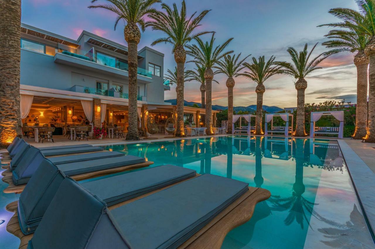 Drossia Palms Hotel&Nisos Beach Suites Mália Exterior foto