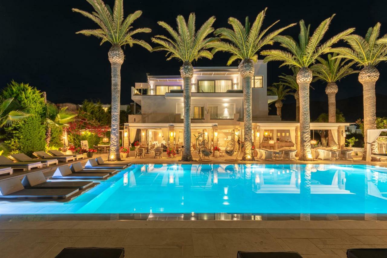 Drossia Palms Hotel&Nisos Beach Suites Mália Exterior foto